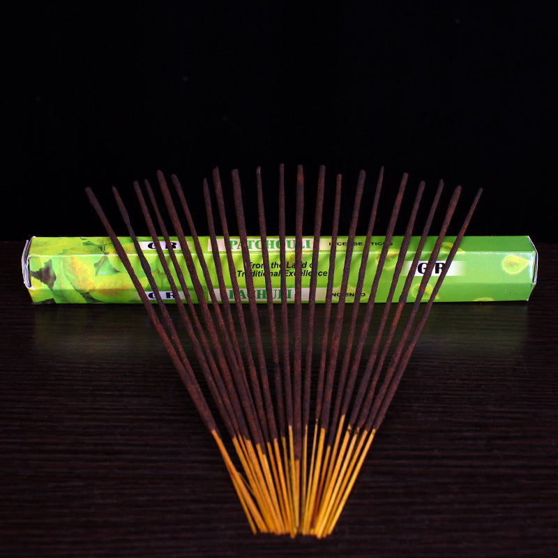 GR Patchouli Incense Sticks - Calming Aromatic Burners for Meditation and Spiritual Healing