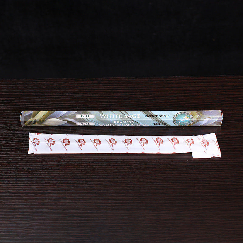 White Sage Incense Sticks - Purifying Aromatic Sticks for Spiritual Cleansing, Meditation, and Energy Clearing