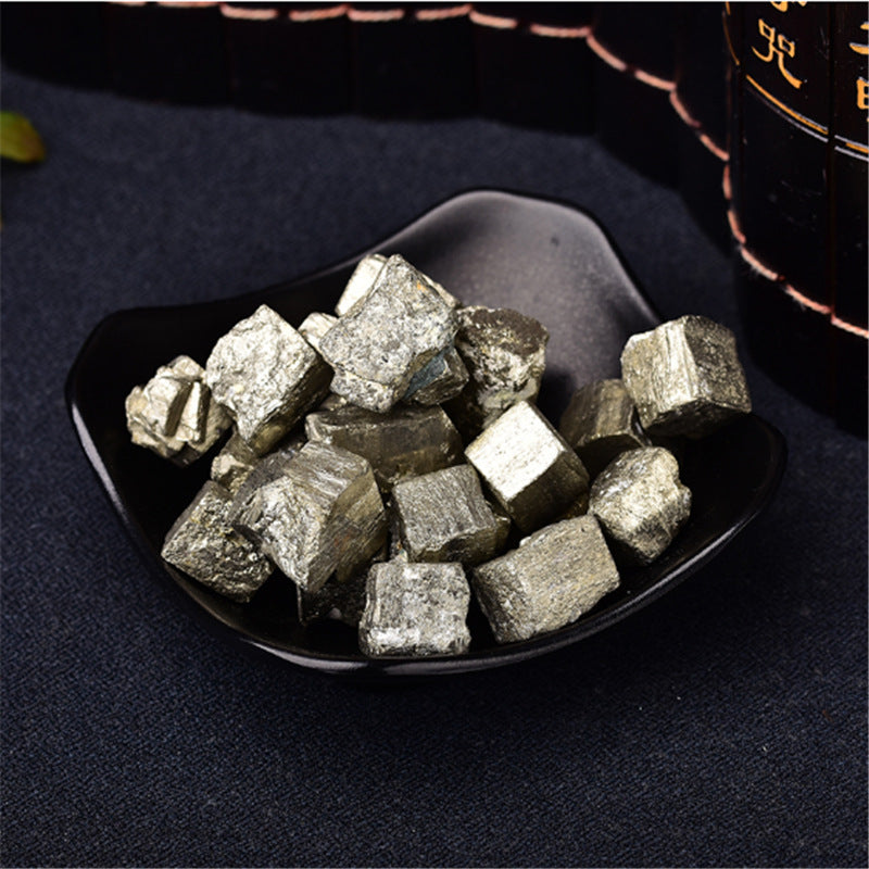 Raw Pyrite Cubes for Spiritual Protection, Abundance, and Manifestation Energy