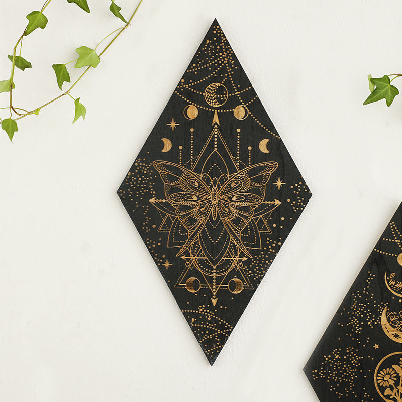 Mystical Moon Phase Wall Art Set - Celestial Decor