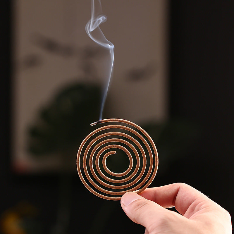 Sacred Aroma Coiled Incense - Long-Lasting Natural Fragrances for Spiritual Healing and Relaxation