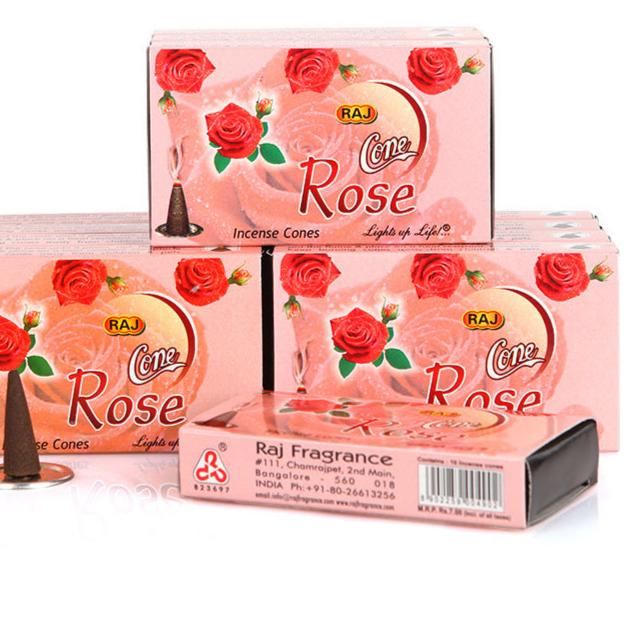 Rose Incense Cones for Spiritual Aromatherapy – Enhance Meditation and Relaxation