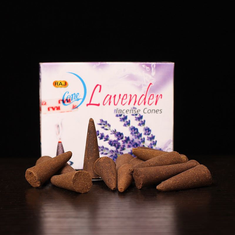 Calming Lavender Incense Cones for Meditation, Relaxation, and Spiritual Cleansing