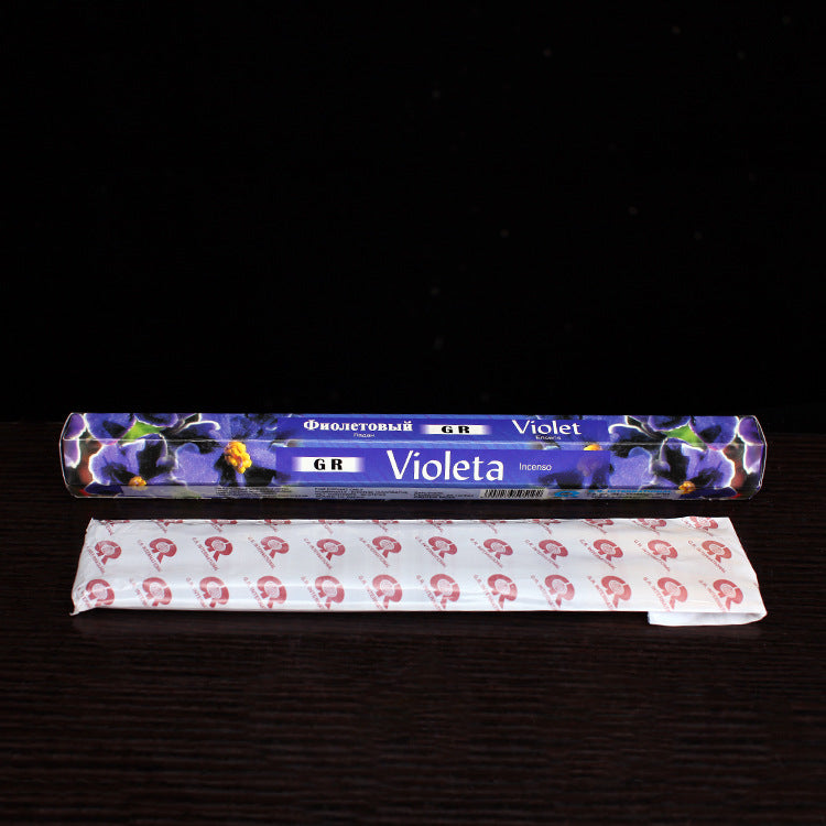 GR Violet Incense Sticks for Spiritual Calm and Aromatic Meditation