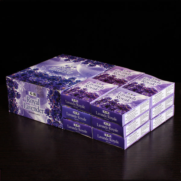 Royal Lavender Incense Cones - Calming Aromatic Experience for Spiritual Practices