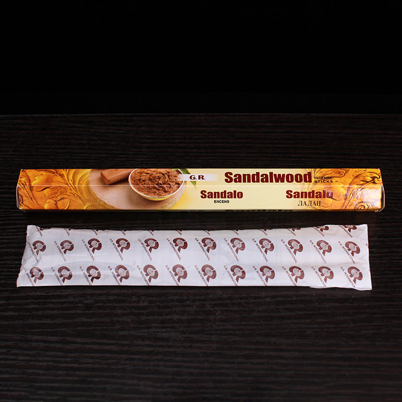 GR Sandalwood Spiritual Incense Sticks for Meditation, Relaxation, and Energy Cleansing