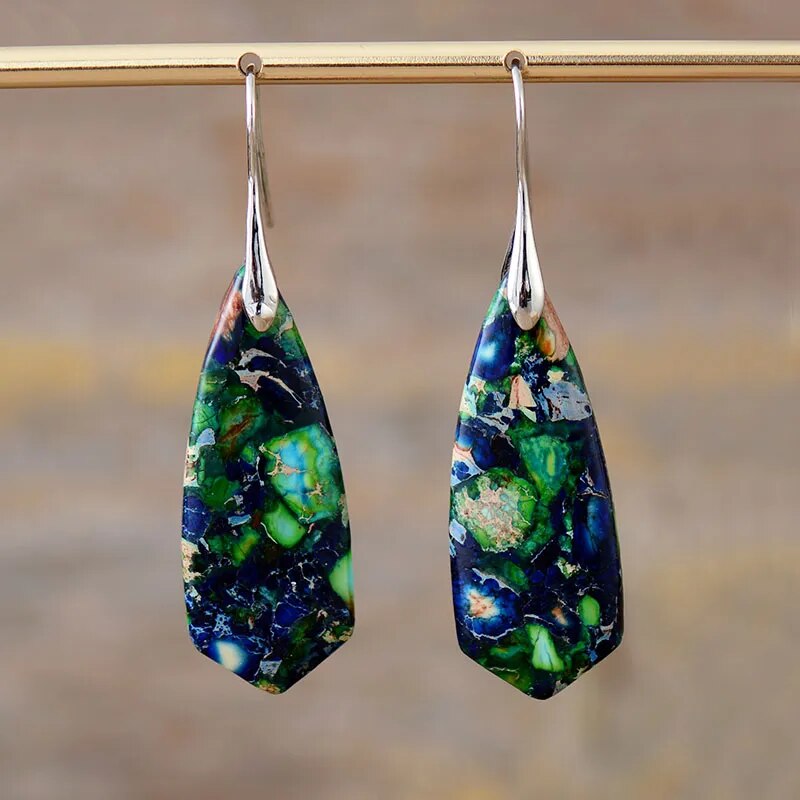 Bohemian natural earrings