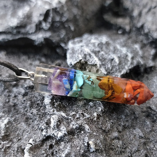 Pendant Resin Necklace