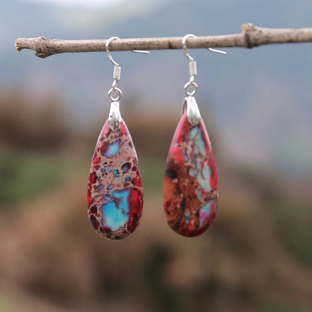 Natural Stone Earrings