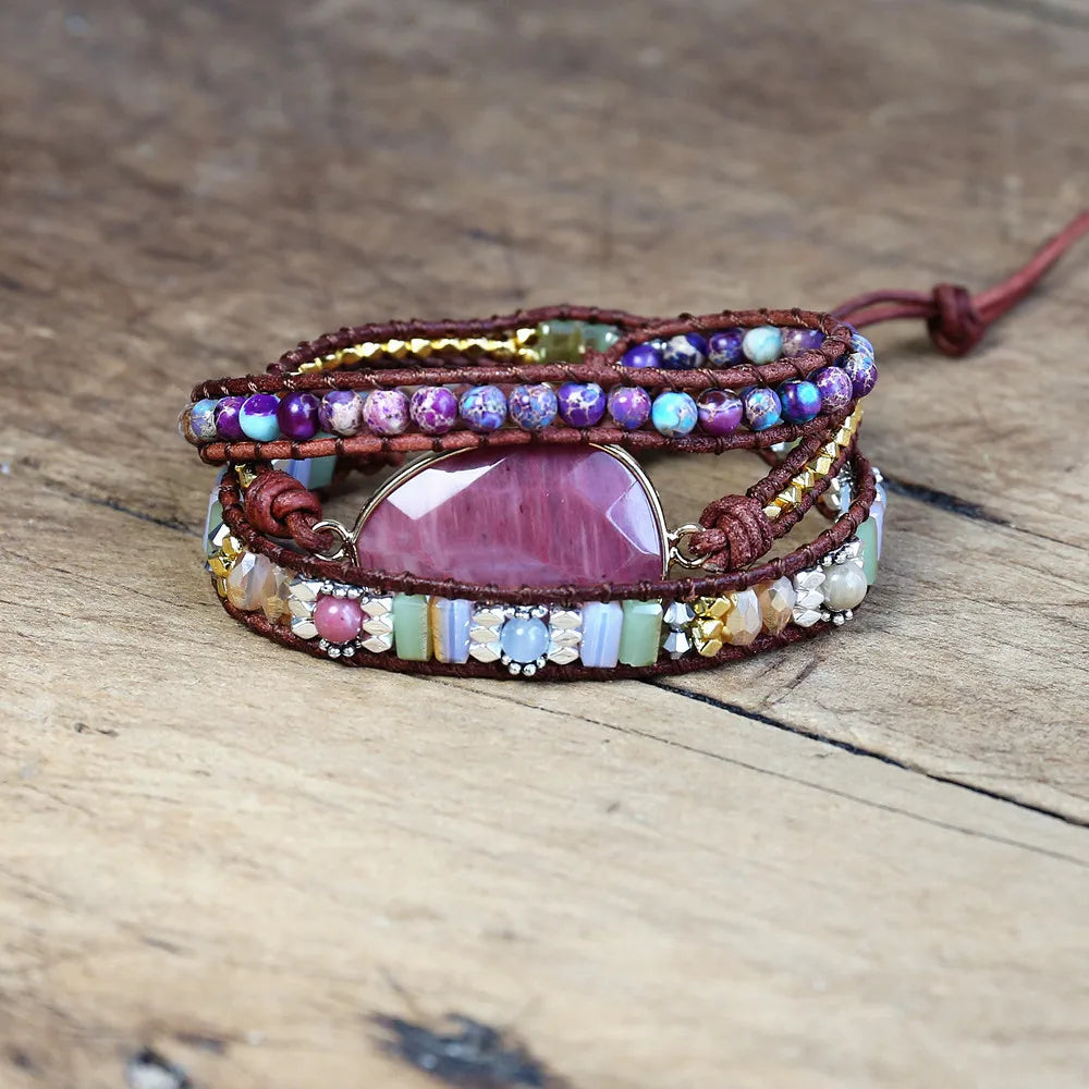 Pearls Crystal Weave Bracelet