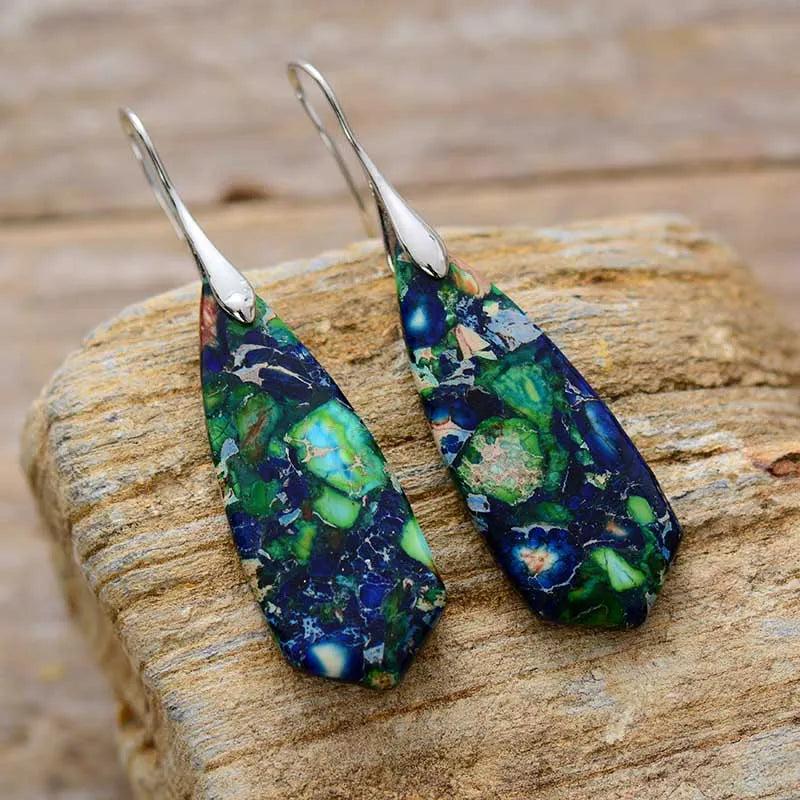 Bohemian natural earrings