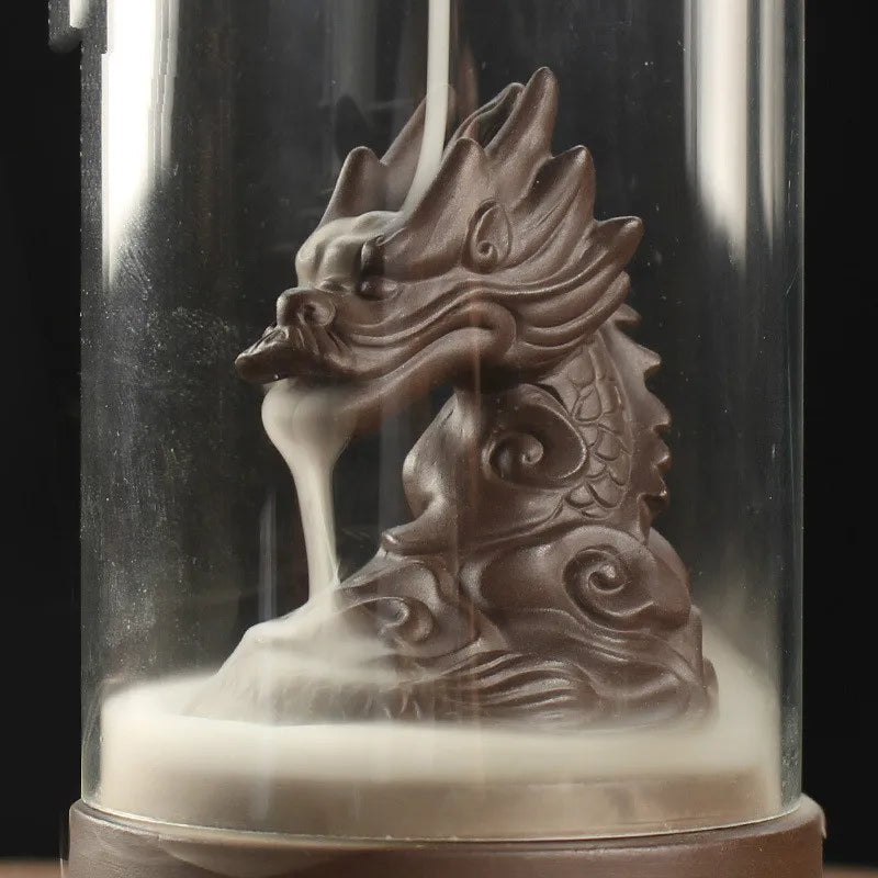 Handmade Ceramic Dragon Incense