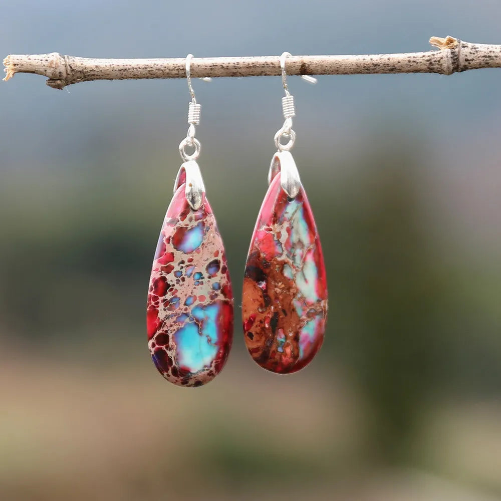 Natural Stone Earrings