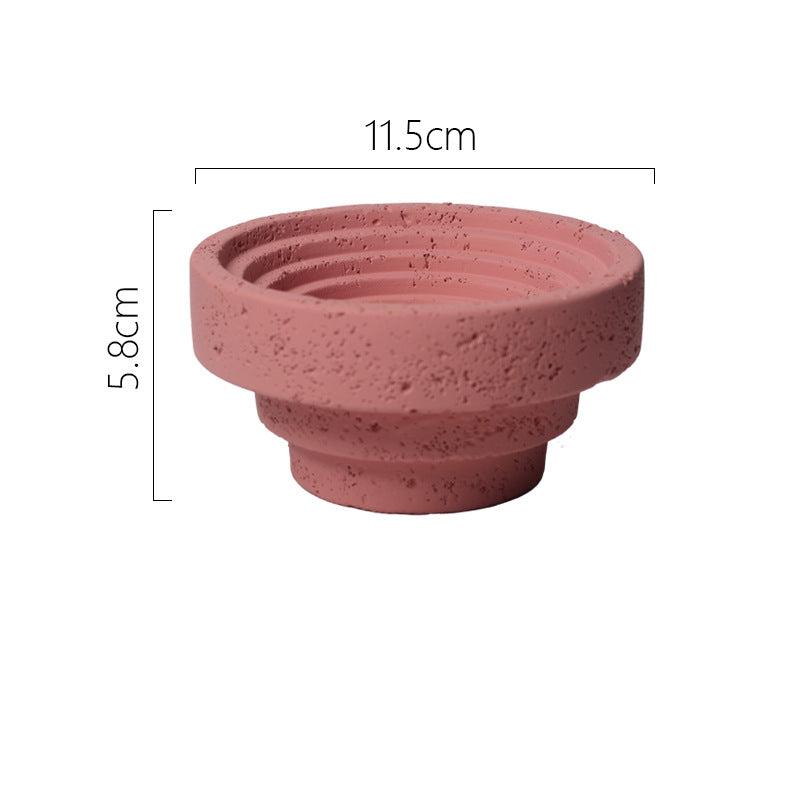 Eco-Friendly Textured Soy Wax Candle Bowl for Spiritual Healing and Meditation