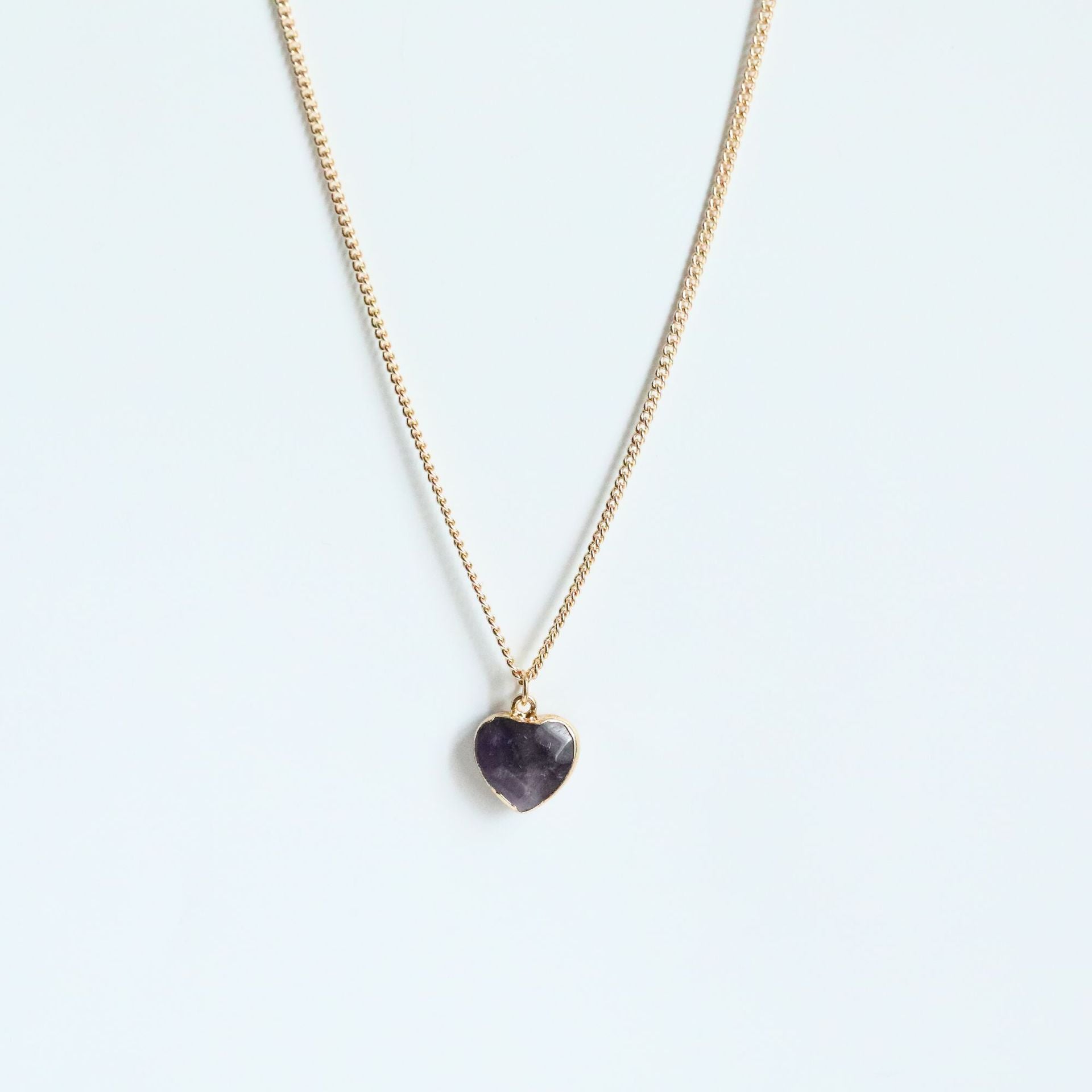 Heart-Shaped Gemstone Necklace Collection - A Fusion of Elegance and Healing Energy