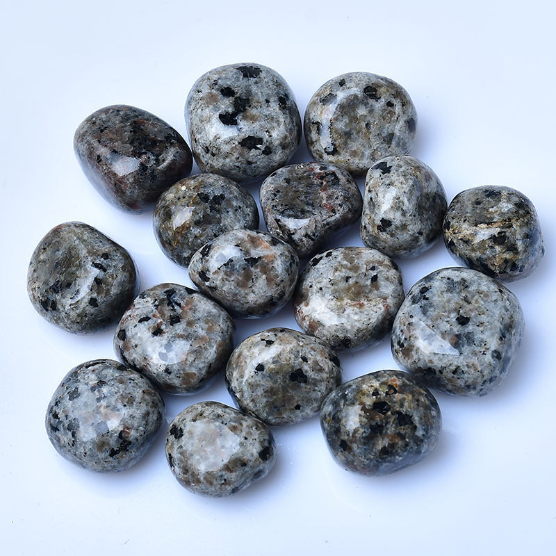 Natural Labradorite Tumbled Stones - Polished Healing Crystals for Protection, Grounding, and Intuition Enhancemen