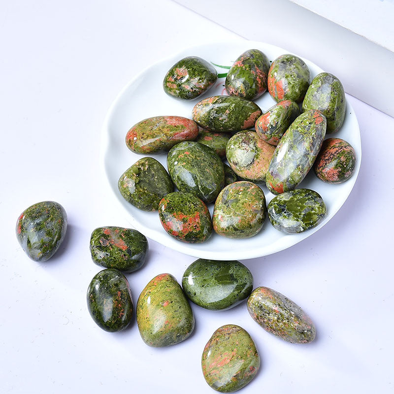 Polished Kambaba Jasper Tumbled Stones for Grounding and Healing Energy