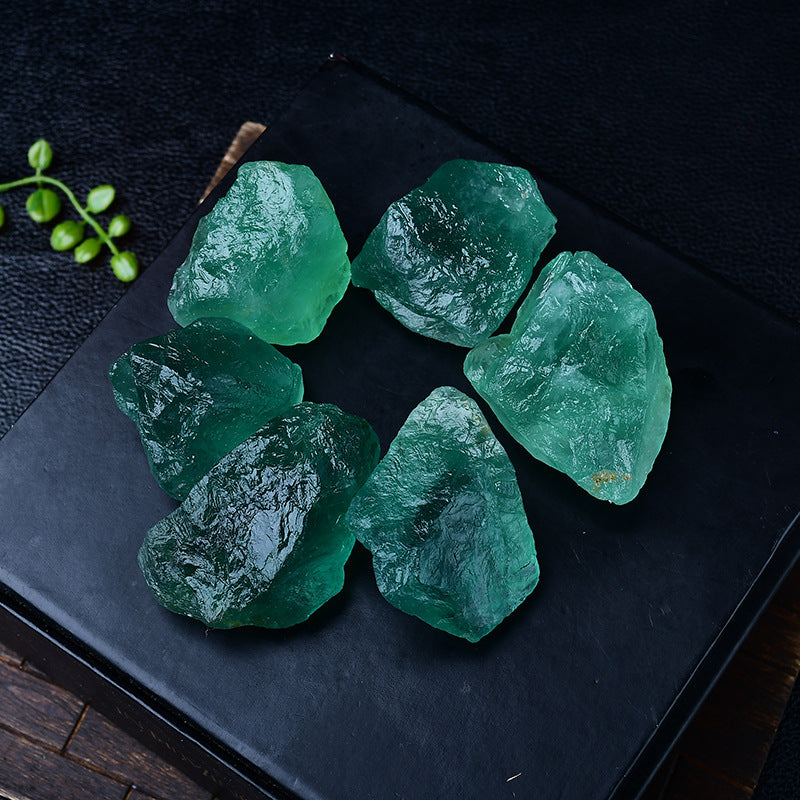 Natural Green Fluorite Rough Stones for Healing, Meditation, and Spiritual Energy Work