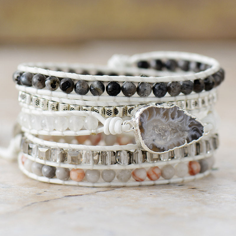 Mystic Agate Harmony Wrap Bracelet