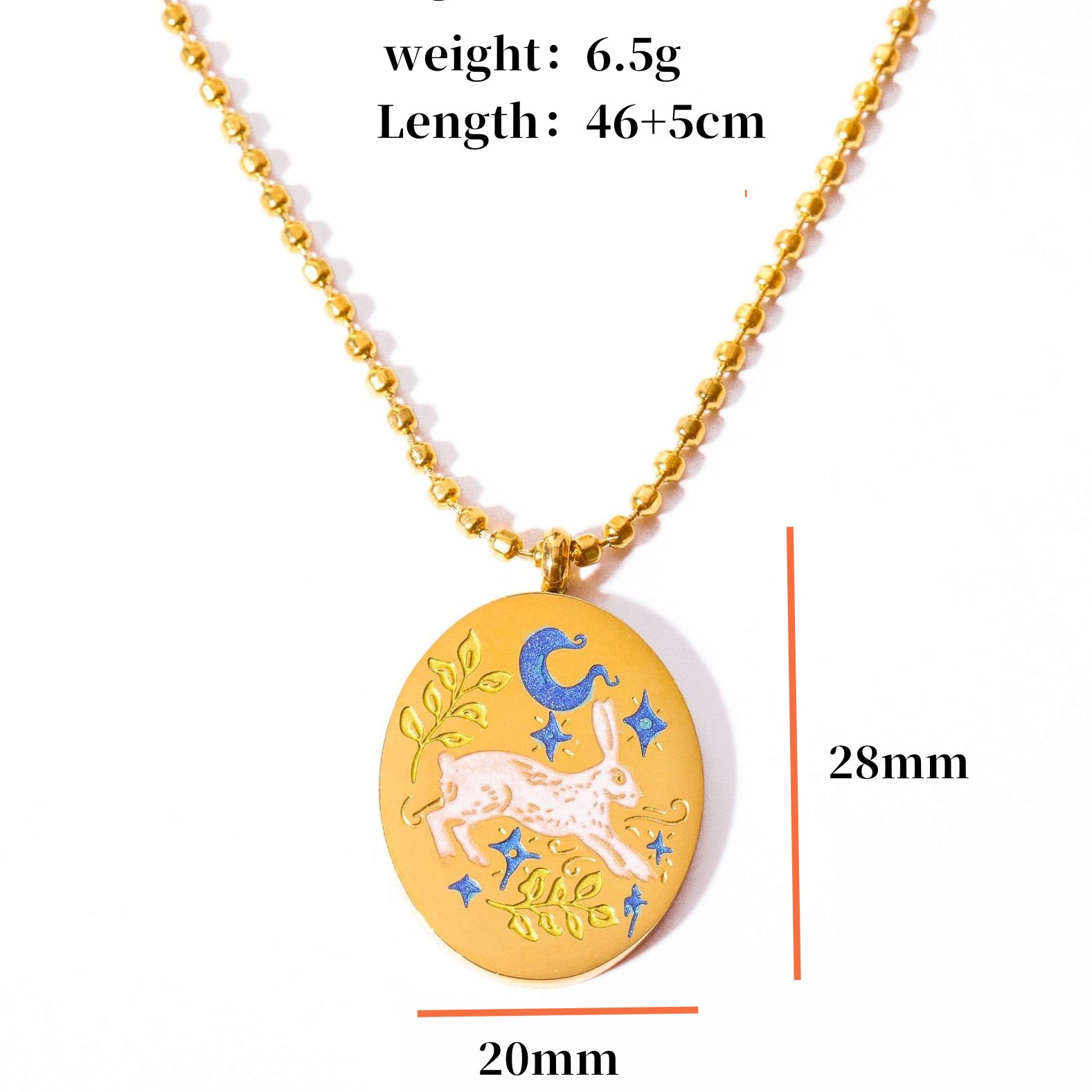 Celestial Symbolism Pendant Necklace – A Unique Statement of Faith and Style