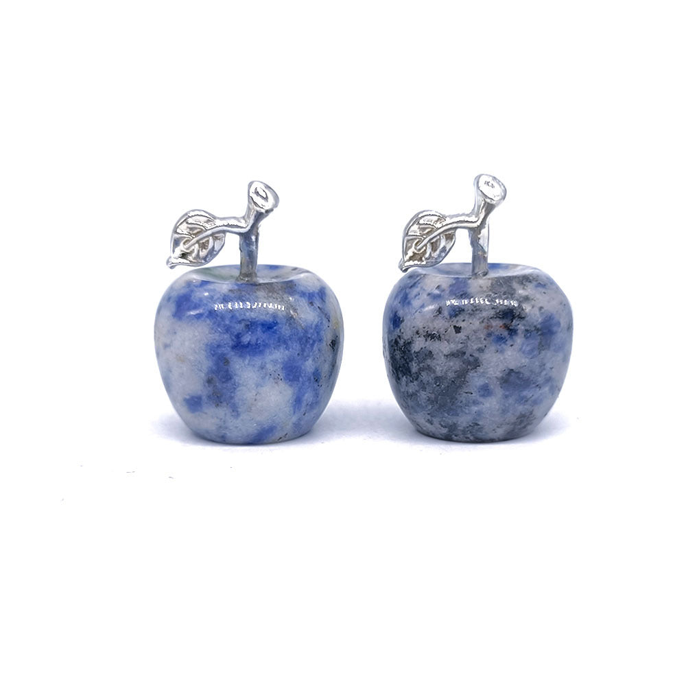 Gemstone Apple Pendants for Spiritual Energy and Chakra Healing