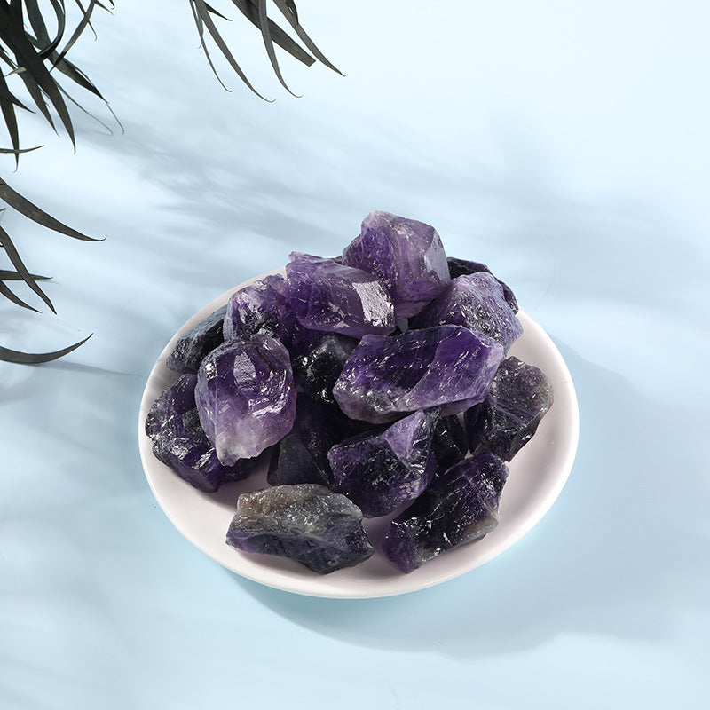 Raw Amethyst Healing Crystals for Spiritual Growth, Intuition, and Protection - High Quality Natural Stones for Meditation and Energy Work