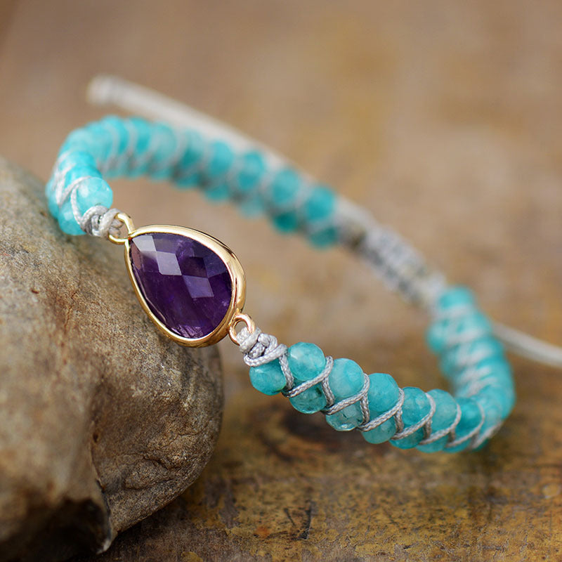 Amethyst & Amazonite Harmony Bracelet