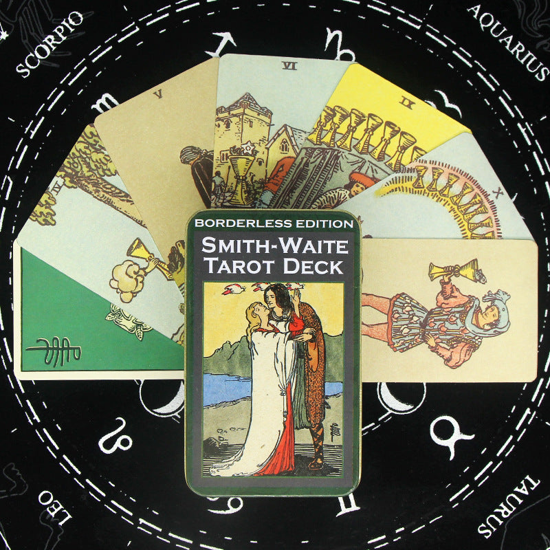 Classic Rider-Waite Tarot Cards in Collectible Tin for Spiritual Guidance and Meditation