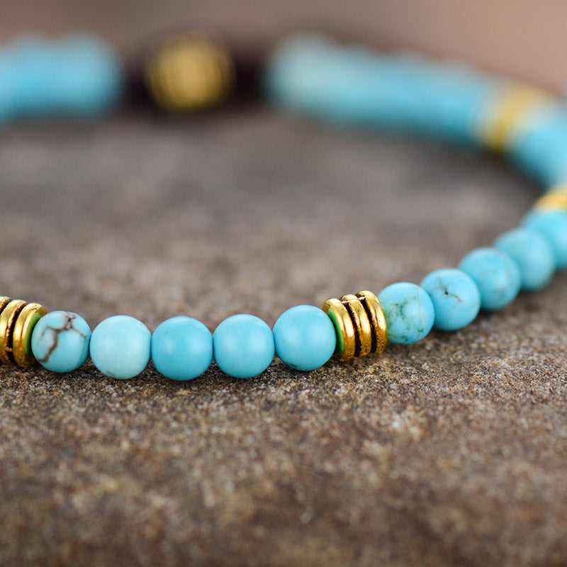 Tranquil Turquoise Healing Bracelet for Protection and Communication Enhancement