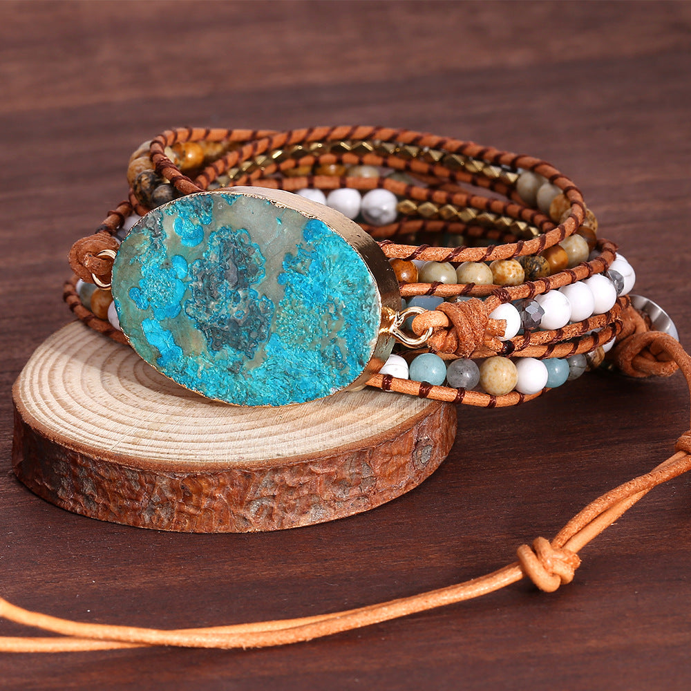 Ocean Spirit Turquoise Wrap Bracelet