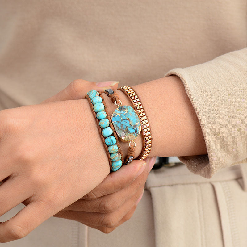 Turquoise Harmony Layered Bracelet