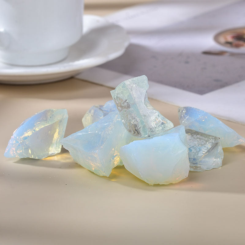 Iridescent Opalite Healing Crystals for Emotional Healing and Spiritual Connection - Raw Opalite Stones for Energy Work and Meditation