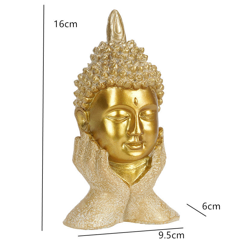 Golden Resting Buddha Statue for Serenity and Spiritual Harmony