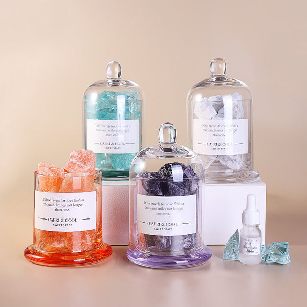 Mystic Crystal Healing Aromatherapy Candles with Essential Oils