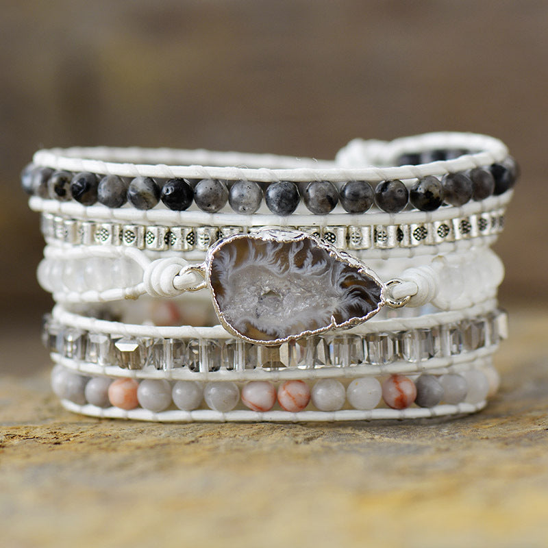 Mystic Agate Harmony Wrap Bracelet