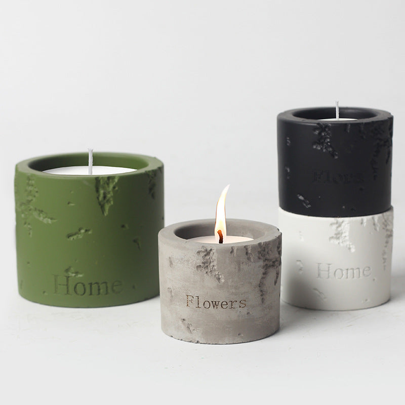 Engraved Rustic Textured Candles for Home Decor, Meditation, and Spiritual Ambiance