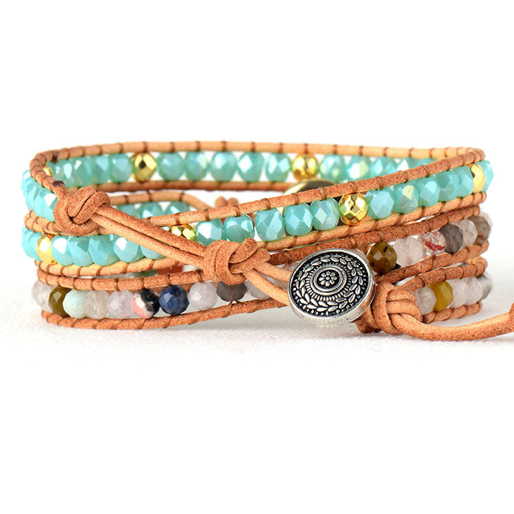 Ocean Breeze Opal Wrap Bracelet