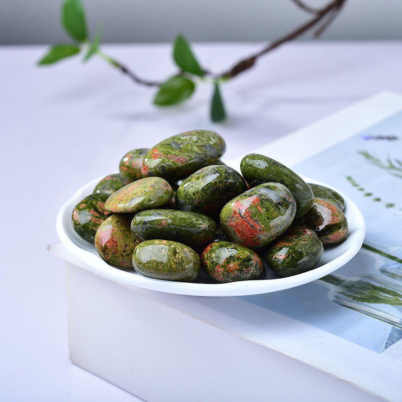 Polished Kambaba Jasper Tumbled Stones for Grounding and Healing Energy