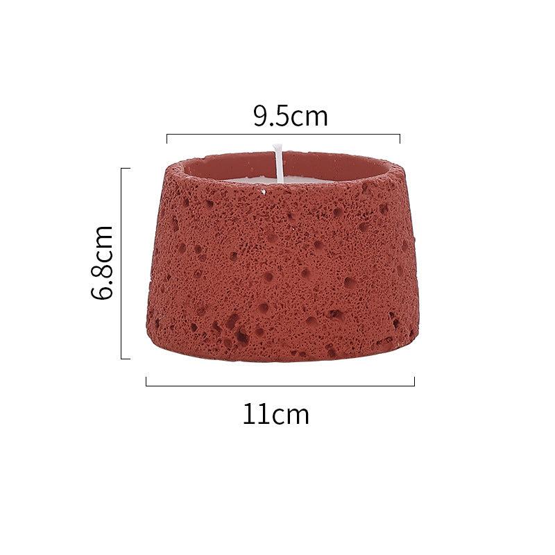 Volcanic Stone Natural Soy Wax Candle for Meditation and Relaxation