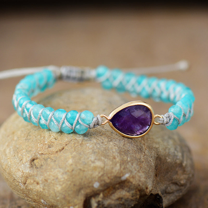 Amethyst & Amazonite Harmony Bracelet