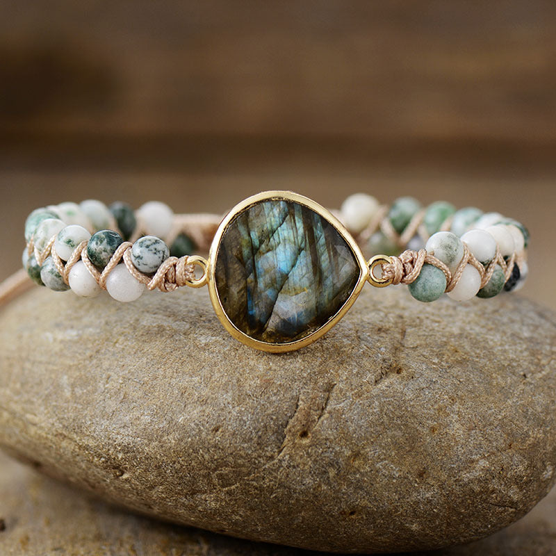 Mystic Labradorite Protection Bracelet