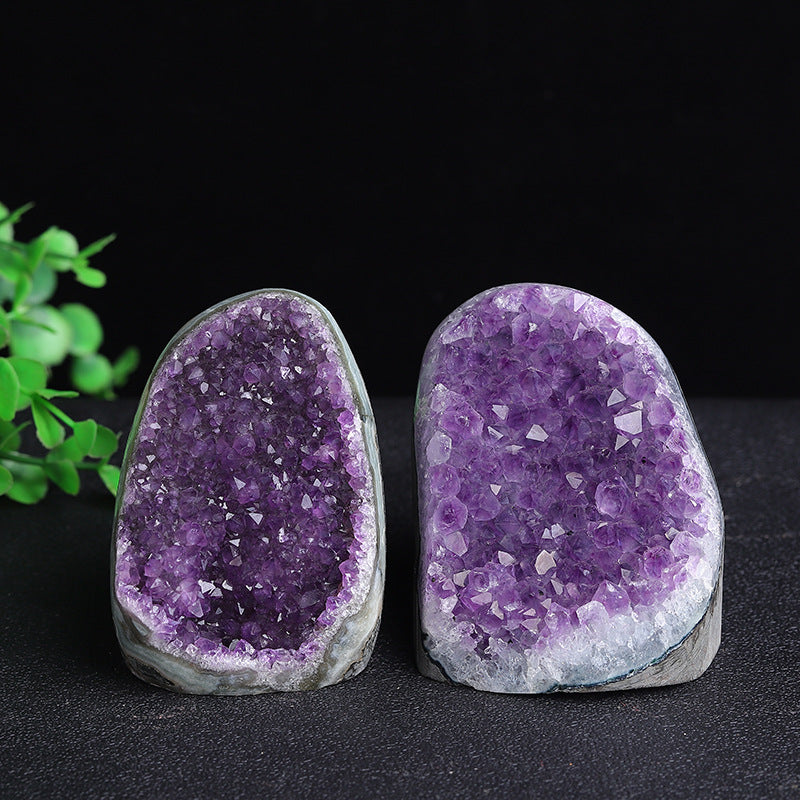 Large Amethyst Crystal Geode Clusters for Spiritual Healing and Meditatio