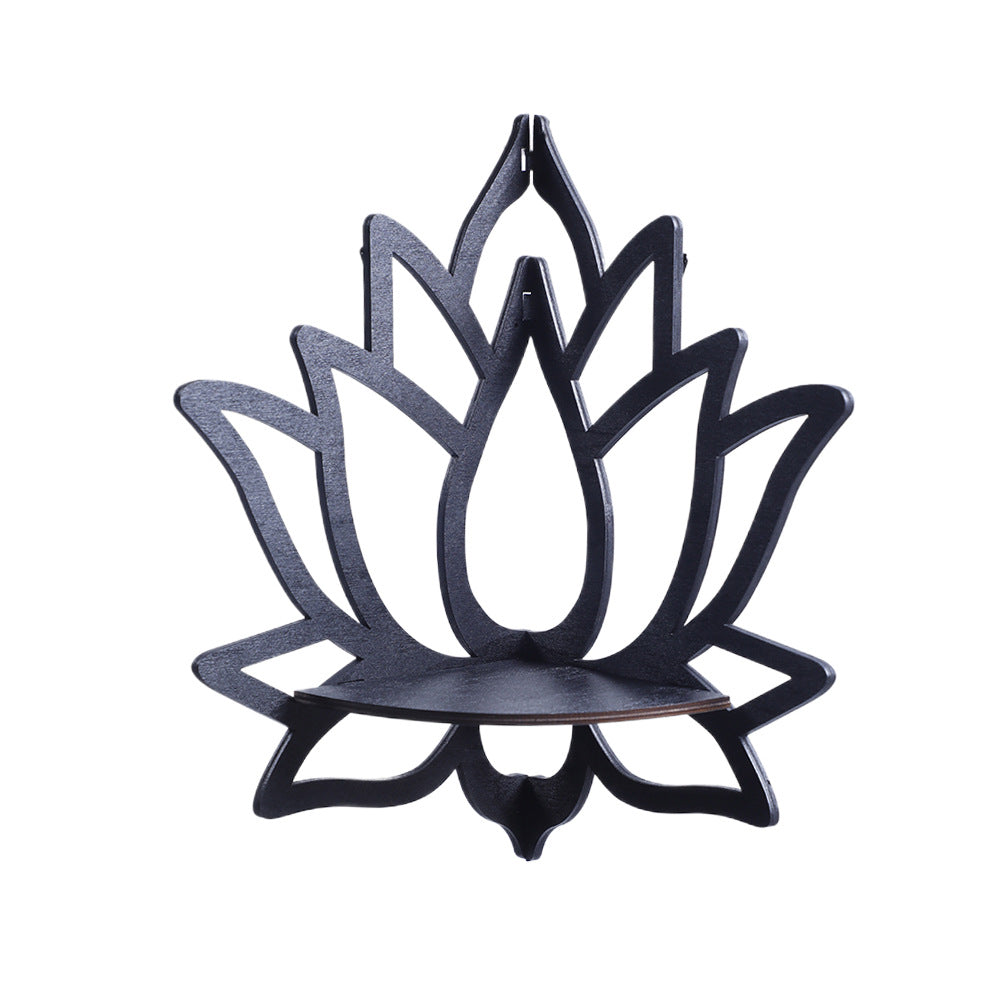 Lotus Flower Corner Shelf - Spiritual Altar Display