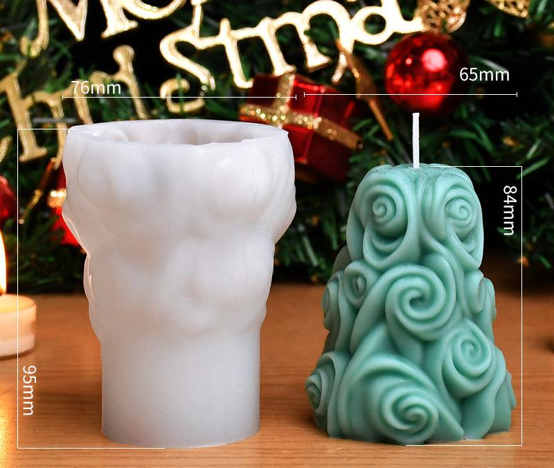 Artisan Sculpted Pillar Candles with Intricate Designs - Decorative Holiday Candles for Spiritual Ambiance and Home Décor