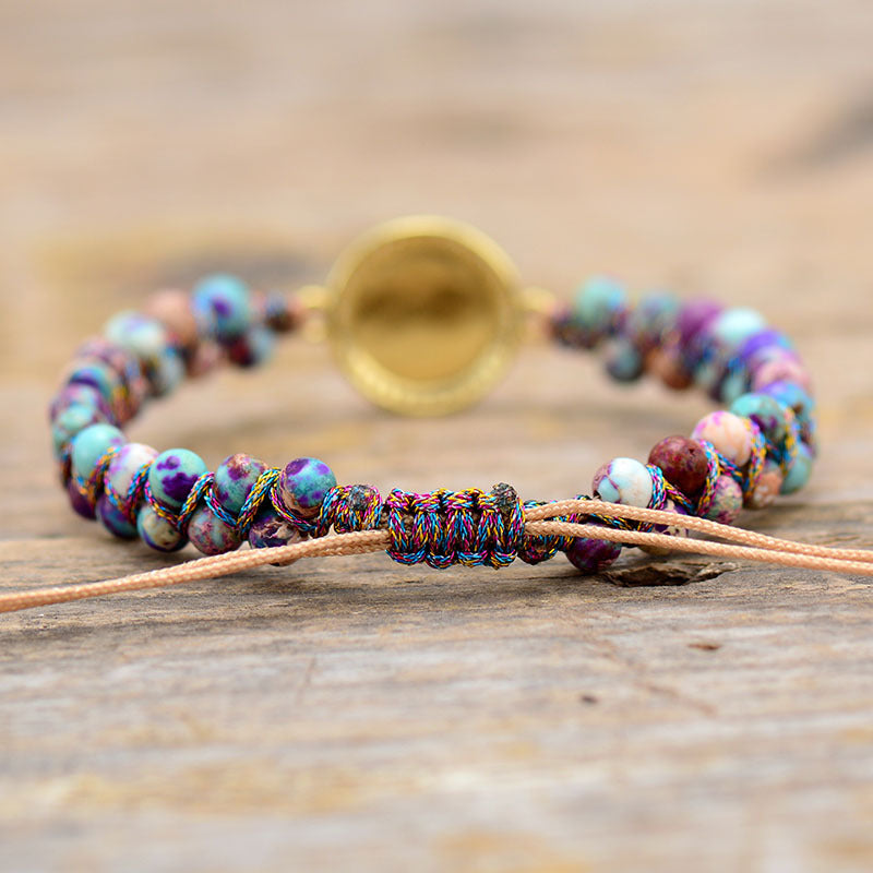 Radiant Opal and Mystic Jasper Energy Bracelet with Iridescent Gemstone Accents