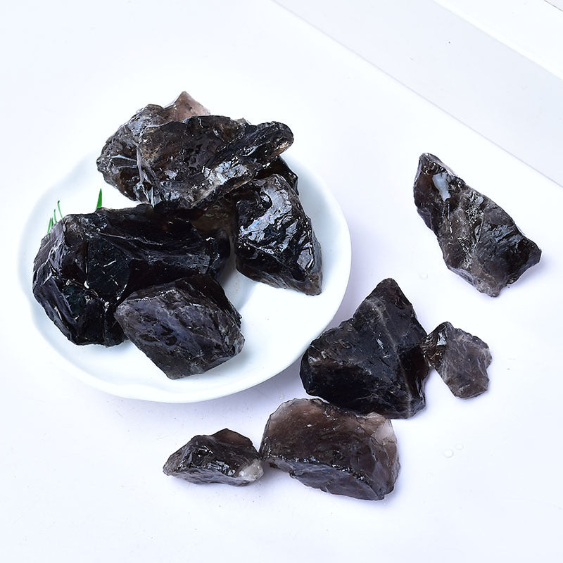 Raw Smoky Quartz Healing Crystals for Grounding and Protection - Spiritual Energy Stones