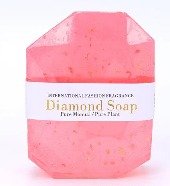 Luxury Gemstone Handmade Soap with Essential Oils – Crystal-Inspired Cleansing Bars for Skin Hydration and Aromatherapy Relaxation