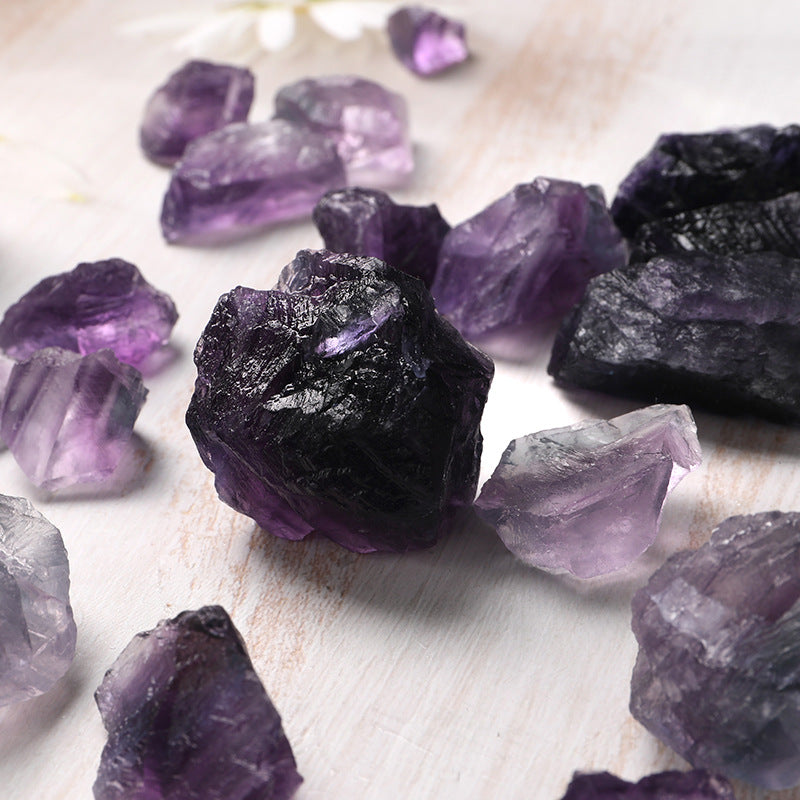 Raw Amethyst Healing Stones for Spiritual Energy Cleansing and Meditation - Natural Crystal Specimens