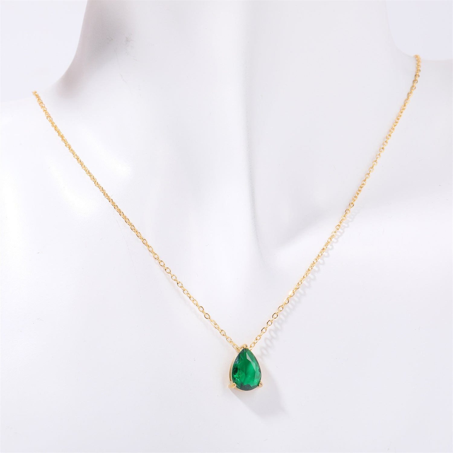 Teardrop Gemstone Necklace - Elegant and Timeless Jewelry for Every Occasion