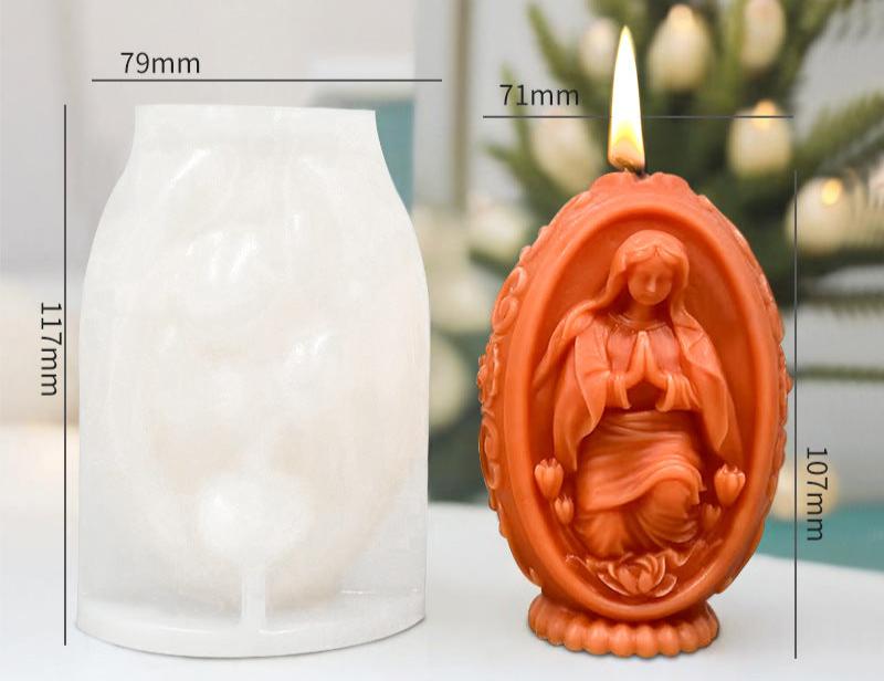 Resurrection Scene Candles – Divine Religious Easter Decor for Spiritual Healing, Meditation, and Peaceful Ambiance